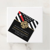 Étiquettes Cadeau Pompier Pompier Service de retraite pompier (En situation)