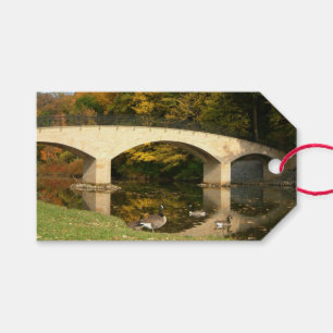 Étiquettes-cadeau Pont Rainbow à l'automne au Grove City College