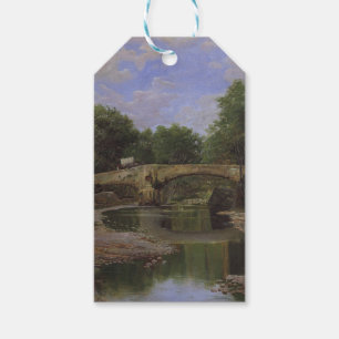 Étiquettes-cadeau Pont sur une rivière en Espagne (par Santiago Rusi