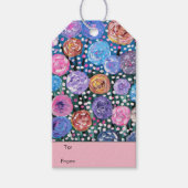 Étiquettes-cadeau Pop Fleur (Devant)
