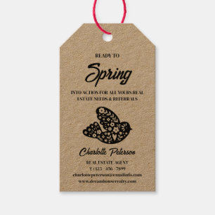 Étiquettes-cadeau Pop Immobilier Spring Unique Par