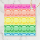 Étiquettes Cadeau Pop It Anniversaire Merci (Dos)