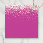 Étiquettes Cadeau Pop It Anniversaire Merci Rainbow Parties scintill (Dos)