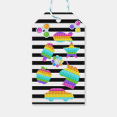 Étiquettes-cadeau Pop It Birthday Invitation, Pop Fidget Invitation, (Dos)