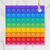 Étiquettes Cadeau Pop It Boy Anniversaire Merci (Dos)