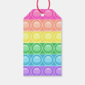 Étiquettes-cadeau Pop It Girl Birthday Party (Dos)