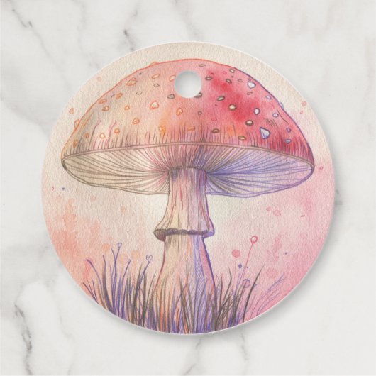 Étiquettes Cadeau Pop it when it pops - fly agaric - (Dos)