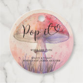 Étiquettes Cadeau Pop it when it pops - fly agaric - (Devant)