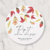 Étiquettes Cadeau Pop it when it pops - leaf fall - (Devant)