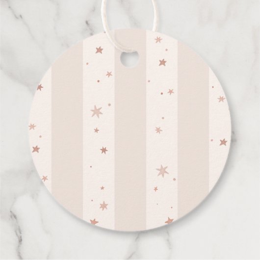 Étiquettes Cadeau Pop It When She Pops Teddy Bear Baby shower (Dos)