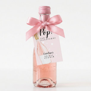 Étiquettes-cadeau Pop! L'étiquette de faveur de la douche de mariée