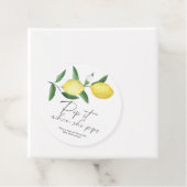 Étiquettes Cadeau Pop quand elle pique - citron d'agrumes - (En situation)