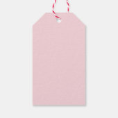 Étiquettes-cadeau Popcorn Mariage rouge et rose Favoriser (Dos)