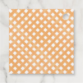 Étiquettes Cadeau Poppin Halloween Pop It Citrouille Orange (Dos)