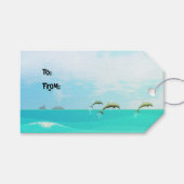 Étiquettes-cadeau Pops' Peeps Beach Boy (Devant (Horizontal))