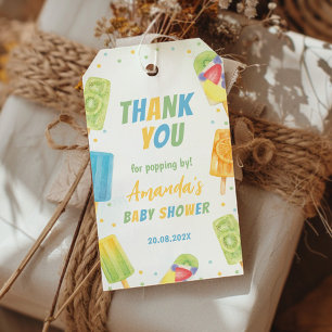 Étiquettes-cadeau Popsicle Baby shower Summer Party Merci