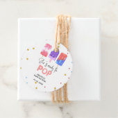 Étiquettes Cadeau Popsicle Elle est prête à pop Baby shower (En situation)