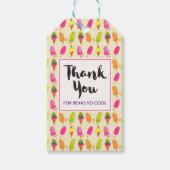 Étiquettes-cadeau Popsicles et Merci de crème glacée pour être si Co (Devant)