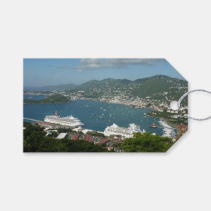 Étiquettes-cadeau Port à St. Thomas Îles Vierges américaines