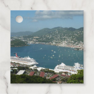 Étiquettes Cadeau Port à St. Thomas Îles Vierges américaines