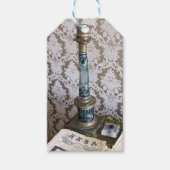 Étiquettes-cadeau Porte-bougie en verre vintage (Devant)