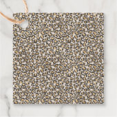 Étiquettes Cadeau Poster de animal Leopard Chic Neutral (Devant)