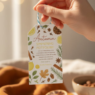 Étiquettes-cadeau Pot-pourri automnal