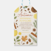 Étiquettes-cadeau Pot-pourri automnal (Devant)