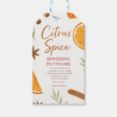 Étiquettes-cadeau Pot-pourri automnal à petit feu (Devant)