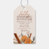 Étiquettes-cadeau Pot-pourri de fêtes à mijoter (Devant)