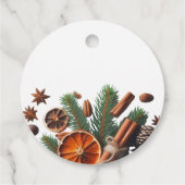 Étiquettes Cadeau Pot-pourri de Noël à chauffer (Dos)