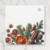 Étiquettes Cadeau Pot-pourri de Noël au Citrus (Dos)