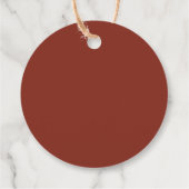 Étiquettes Cadeau Pot-pourri rustique de Noël pour poêle (Dos)