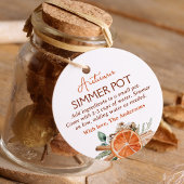Étiquettes Cadeau Pot Simmer Automne Pot Automne Potpourri Simmerer 