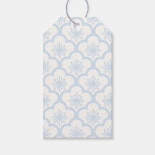 Étiquettes-cadeau Poudre de Sakura Bleu Douce - Neutre