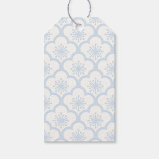 Étiquettes-cadeau Poudre de Sakura Bleu Douce - Neutre