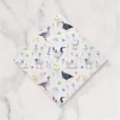 Étiquettes Cadeau Poulets rustiques | Baby shower (Dos)