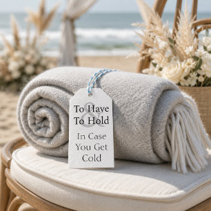 Étiquettes-cadeau Pour avoir à tenir en cas de couverture froide Mar
