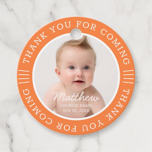 Étiquettes Cadeau Pour Lui Saint Merci Baptême Pour Venir Photo (Devant)