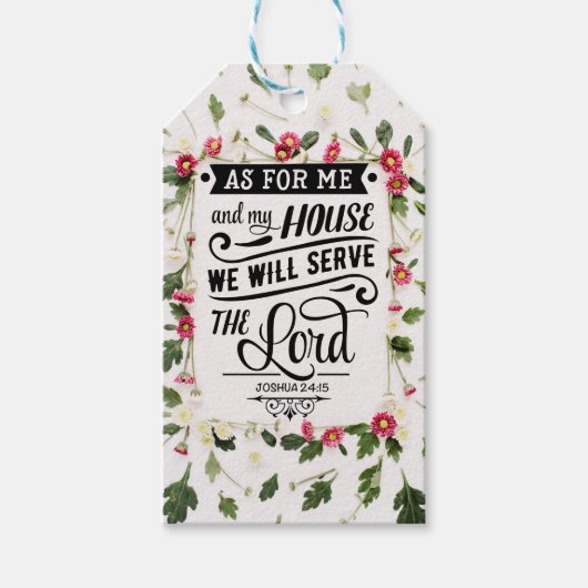 Étiquettes-cadeau Pour Moi & Ma Maison (Devant)