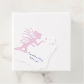 Étiquettes Cadeau Poussières roses (En situation)