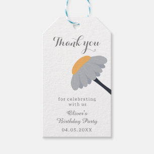 Étiquettes-cadeau Premier Anniversaire de fête Snail Rainbow Cute Me