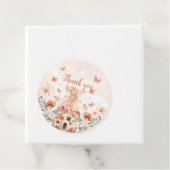 Étiquettes Cadeau Premier anniversaire de la fille aux champignons d (En situation)