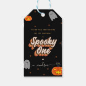Étiquettes Cadeau Premier Anniversaire Halloween E (Devant)