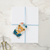 Étiquettes-cadeau Premier bain du bébé (Avec de laficelle)