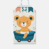 Étiquettes-cadeau Premier bain du bébé (Dos)