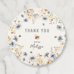 Étiquettes Cadeau Premier jour de l'abeille - Remerciement pour le 1