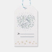 Étiquettes-cadeau PREMIER JOUR DE NOËL / Balise cadeau de Noël (Dos)