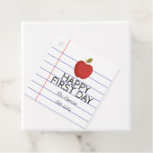 Étiquettes Cadeau Premier jour Retour à l'école Professeur Cookie Fa (En situation)