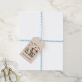 Étiquettes-cadeau Premier lapin Jack de Pâques (Avec de laficelle)